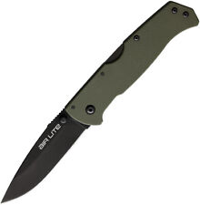 Cold Steel Air Lite Pocket Knife Lockback OD Green G10 Folding AUS-10A 26WDODBK picture