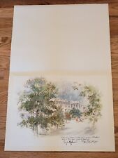 1964 President Johnson Official White House Large Christmas Card Gift Print picture