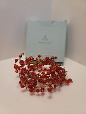 Partylite Red Glass Beaded Garland 48