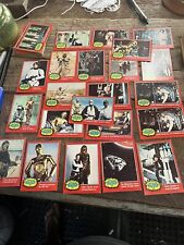 50+ 1977 Red Border Star Wars Cards Han Solo Chewbacca Falcon C3PO Fast Shipping picture