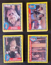 1987 TOPPS HARRY AND THE HENDERSON TRADING CARDS COMPLETE SET # 1 - 77 picture