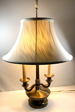 VTG Stiffel Brass French Bouillotte 2 Light Table Lamp 29