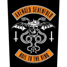 AVENGED SEVENFOLD hail to kings 2015 - GIANT BACK PATCH 36 x 29 cms OFFICIAL A7X picture