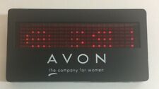 Avon Rep Representative Electronic Scrolling Name Message Badge New picture