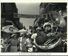 1988 Press Photo Members of Olympia Brass Band at the French Quarter Festival picture