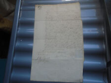 1701 Rare King William III Antique Manuscript Document Rotherfield Sussex J Ward picture