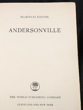 Andersonville Civil War Prison Hardcover Book Copyright 1955 picture