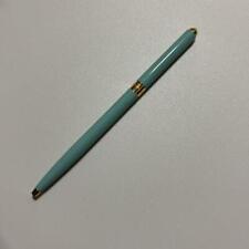 Tiffany&Co Tiffany Ballpoint Pen Blue Lacquer Perspective Pen Used picture