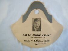 Vote for Marion George Kudlick Republican 1936 Chicago Fan picture