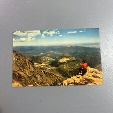 1950 Pikes Peak View from Summit Colorado Glass Covered Hiker Binoculars picture