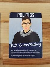 RUTH BADER GINSBURG- POLITICS - Girl Power Game card picture