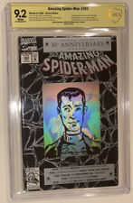 Amazing Spiderman #365 Hologram Cover 2 x Signed Remarked CBCS 9.2 Not CGC Comic picture