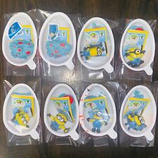 Kinder Joy 2024 DESPICABLE ME 4 MINIONS - Complete Set of 8 Toys With Papers picture