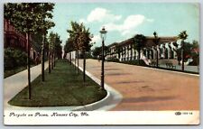 Postcard Pergola On Paseo, Street View, Kansas City Missouri Posted 1908 picture