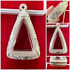 G15 Real Silver 92.5 Case Phra Somdej Thai Frame Empty Amulet Pendant 28*40*10 picture