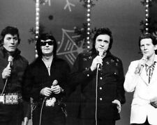 Johnny Cash Jerry Lee Lewis Roy Orbison Carl Perkins 4 legends together 8x10 picture