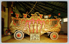 c1960s Old Parade Wagon Five Graces Ringling Brotherse Circus Vintage Postcard picture