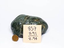 857 Grams Washington / Canadian Green NEPHRITE JADE River Suiseki Stone picture