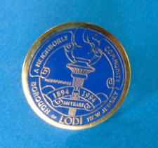 Lodi New Jersey 100 year pin picture