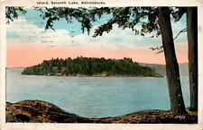 Seventh Lake, Adirondacks, upstate New York, fishing, boating, swimming Postcard picture
