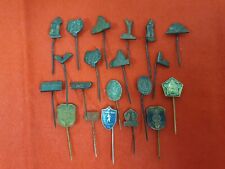 Job Lot 20x Vtg Hungary Hungarian Transport Pin Badge Collection ID9106 B50 picture
