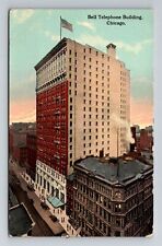 Chicago, IL-Illinois, Bell Telephone Building Antique c1914, Vintage Postcard picture