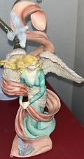 Ange1992 Enesco Corporation Design By Gg Santiago.  Angel With Dove Nativity Set picture