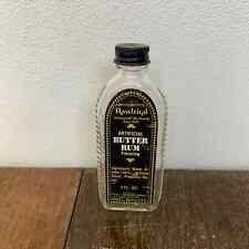 Vintage W. T. Rawliegh Butter Rum flavor 2oz bottle label lid decor picture