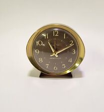 Vintage Westclox Wind Up BABY BEN Alarm Clock 53632 Brown & Gold Works picture