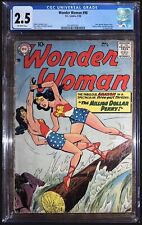 DC Wonder Woman #98 CGC 2.5 Off White Pages 1958 - First Silver Age Wonder Woman picture