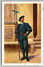 Swiss Guard Neighborhood Outfit Victorian C1920's WB Postcard P3 picture