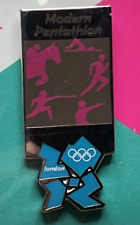 Modern Pentathlon Olympic Pin Badge ~ 2012 London Games ~ Pictogram picture