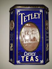 Vintage TETLEY CHOICE TEAS Tin 7.25x 5x4” 150th Anniversary Tin Bristolwear 1987 picture