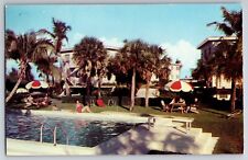 Pompano Beach FL-Florida, the Coastal Arms, Advertising, Vintage c1953 Postcard picture