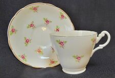 Argyle~ Rosebud~ Bone China ~Cup & Saucer ~Gold Trim ~Made in England picture