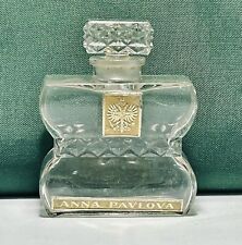 Vtg French Glass Perfume Bottle, Anna Pavlova 