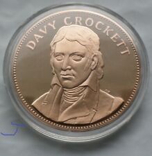 David Davy Crockett Vintage Bronze Medal picture