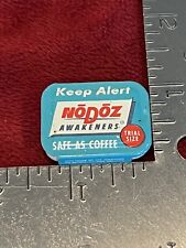 Vintage FULL NoDoz Caffeine Pill Trial Size Aspirin Tin, Safe As Coffee. picture