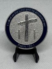 Serenity Prayer Dove Commemorative Challenge Cross Coin Philippians 4:13 Coin picture