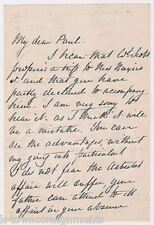 James Roosevelt President’s Son Antique Autograph Signed Letter Asbestos Affair picture