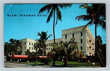 Miami FL, Miami Miramar Hotel, Florida c1968 Vintage Postcard picture