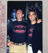 1997 George Clooney Arnold Schwarzenegger BATMAN Celebrity Transparency Slide picture