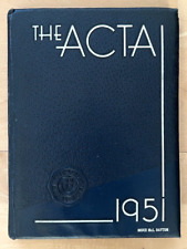 Blair Academy New Jersey Acta Signed Yearbook Class Of 1951 Higher Education picture