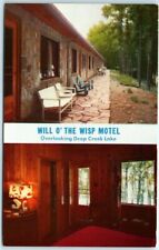 Postcard - Will O' The Wisp Motel - Oakland, Maryland picture