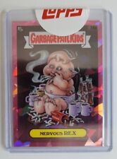 2020 GARBAGE PAIL KIDS SAPPHIRE PINK REFRACTOR 24A - NERVOUS REX  picture