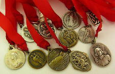 SAINT JOAN OF ARC Medal Lot MARY ANNUNCIATION JESUS SAINT HELENA Catholic Medals picture