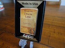 AMERICAN CIVIL WAR MASON DIXON LINE ZIPPO LIGHTER MINT IN BOX picture