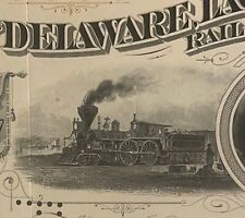 Vintage 1950s Delaware Lackawanna and Western Railroad Stock Certificate picture