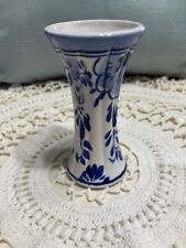 Delfts blue hand painted 4” Vase picture