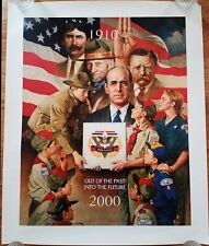 1910-2000 Boy Scouts Poster Print Signed/Numbered #221 by Artist Joseph Csatari picture